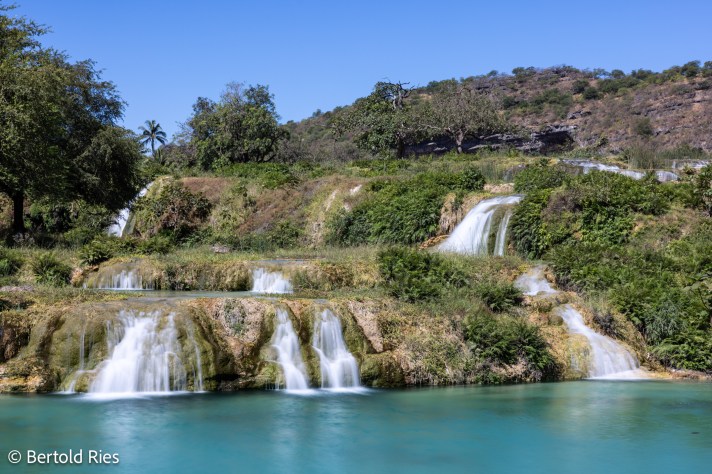Step Waterfalls, Wadi Darabat, Dhofar, Oman